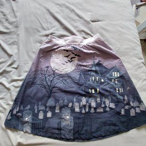 3 for $20! ModCloth Hi-Waist Haunted House Skirt